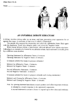 Informal Debates