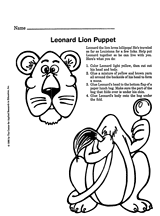 Leonard Lion Puppet