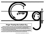 Finger Tracing the Letter G