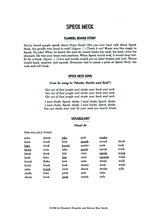 Speck Neck: Final Single Consonant Sounds