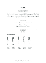 Tig Pig: Final Single Consonant Sounds