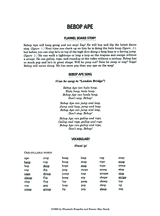 Bebop Ape: Final Single Consonant Sounds