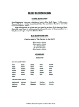 Blue Bloodhound: Initial Letter Combinations