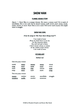 Snow Man: Initial Letter Combinations