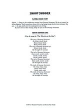 Swamp Swimmer: Initial Letter Combinations