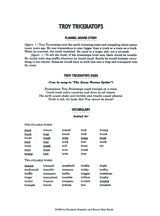 Troy Triceratops: Initial Letter Combinations