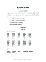 Building Blocks: Final Letter Combinations