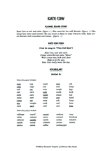 Kate Cow: Single Consonant Beginning Sounds
