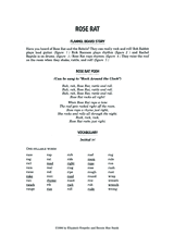 Rose Rat: Single Consonant Beginning Sounds