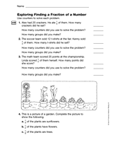 Exploring Finding a Fraction of a Number (Gr. 3)