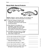mental math problems mental math problems