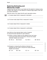Exploring Estimating and Measuring Length (Gr. 5)