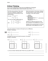 Adding and Subtracting