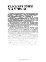 Teacher's Guide for Summer
