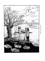 Fall Season Coloring Page