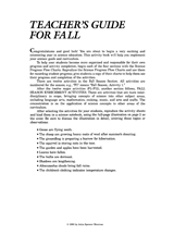 Teacher's Guide for Fall