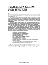Teacher's Guide for the Winter Season