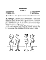 Math Scramble