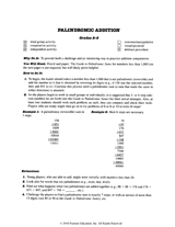 Palindromic Addition