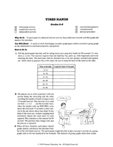Tired Hands Graphing Activity