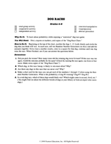 Dog Races Math Game