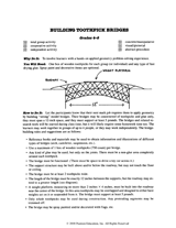 Building Toothpick Bridges