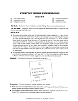 Everyday Things Numberbooks