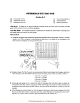 Overhead Tic-Tac-Toe Game
