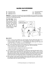 Paper Clip Spinners