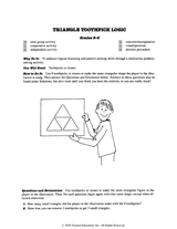 Triangle Toothpick Logic