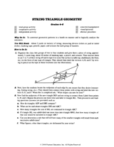 String Triangle Geometry