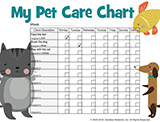 Pet Care Chore Chart, Free Printable for Kids - FamilyEducation.com