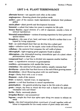 Plant Terminology