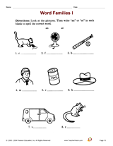 Word Families I