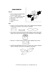 Starch Poinsettias