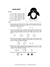 Penguin Puppet