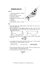 Newspaper Carp Kite Printable - Arts &amp; Crafts Activity (Pre-K - 6th ...