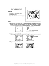 Drop-and-Blow Painting