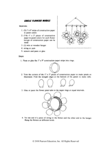 Circle Flowers Mobile