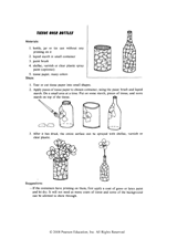 Tissue over Bottles