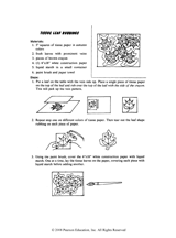 Tissue Leaf Rubbings