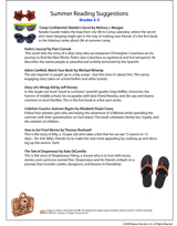 Summer Reading Guide: Grades 3-5