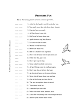 Proverbs Fun