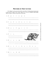 Proverbs by First Letters