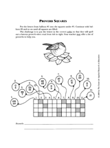 Proverb Squares