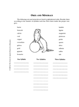 Ores and Minerals