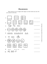 Progressions