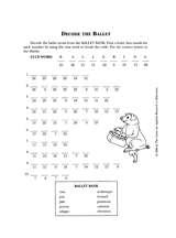 Decode the Ballet