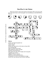 The Play's the Thing
