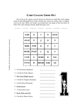 Card Catalog Cross Out